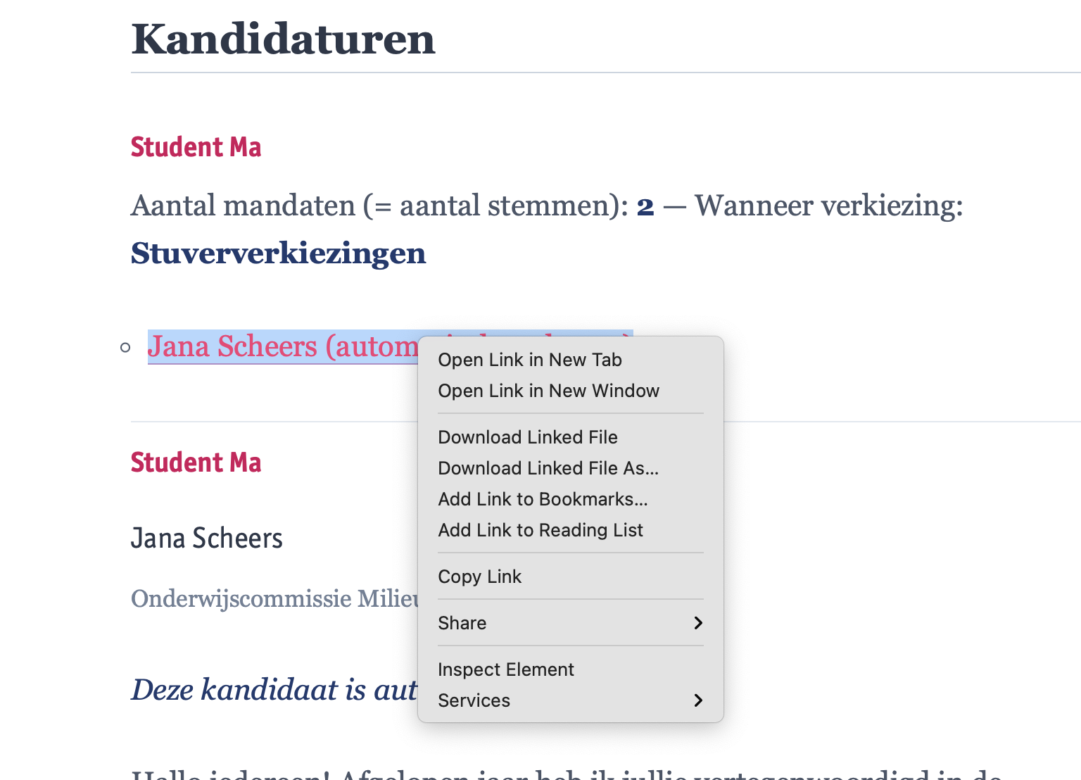 Voorbeeld delen motivatie